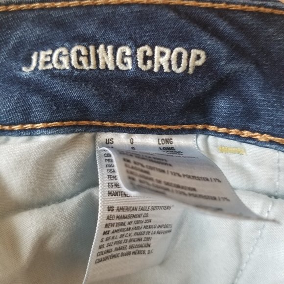 American Eagle Super Stretch Crop Jeggings Jeans - Picture 8 of 9